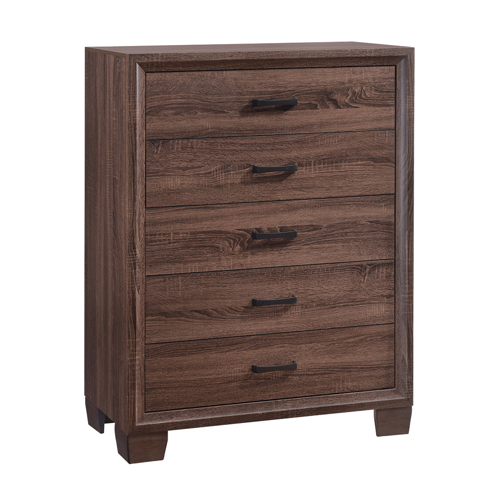 Coaster Brandon Bedroom Set Medium Warm Brown Twin