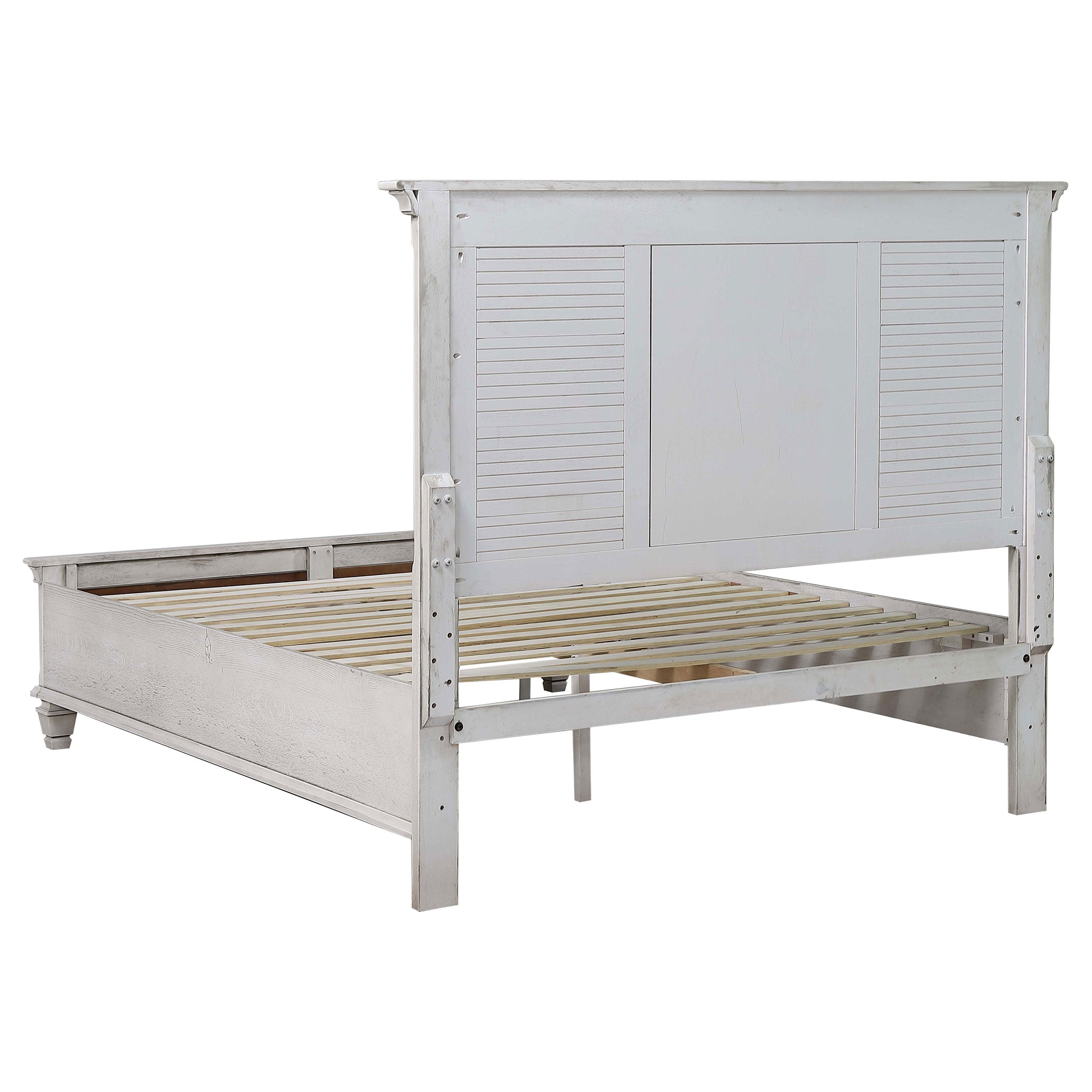 Coaster Franco Storage Bed Antique White Cal King