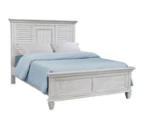 Coaster Franco Panel Bed Antique White Queen