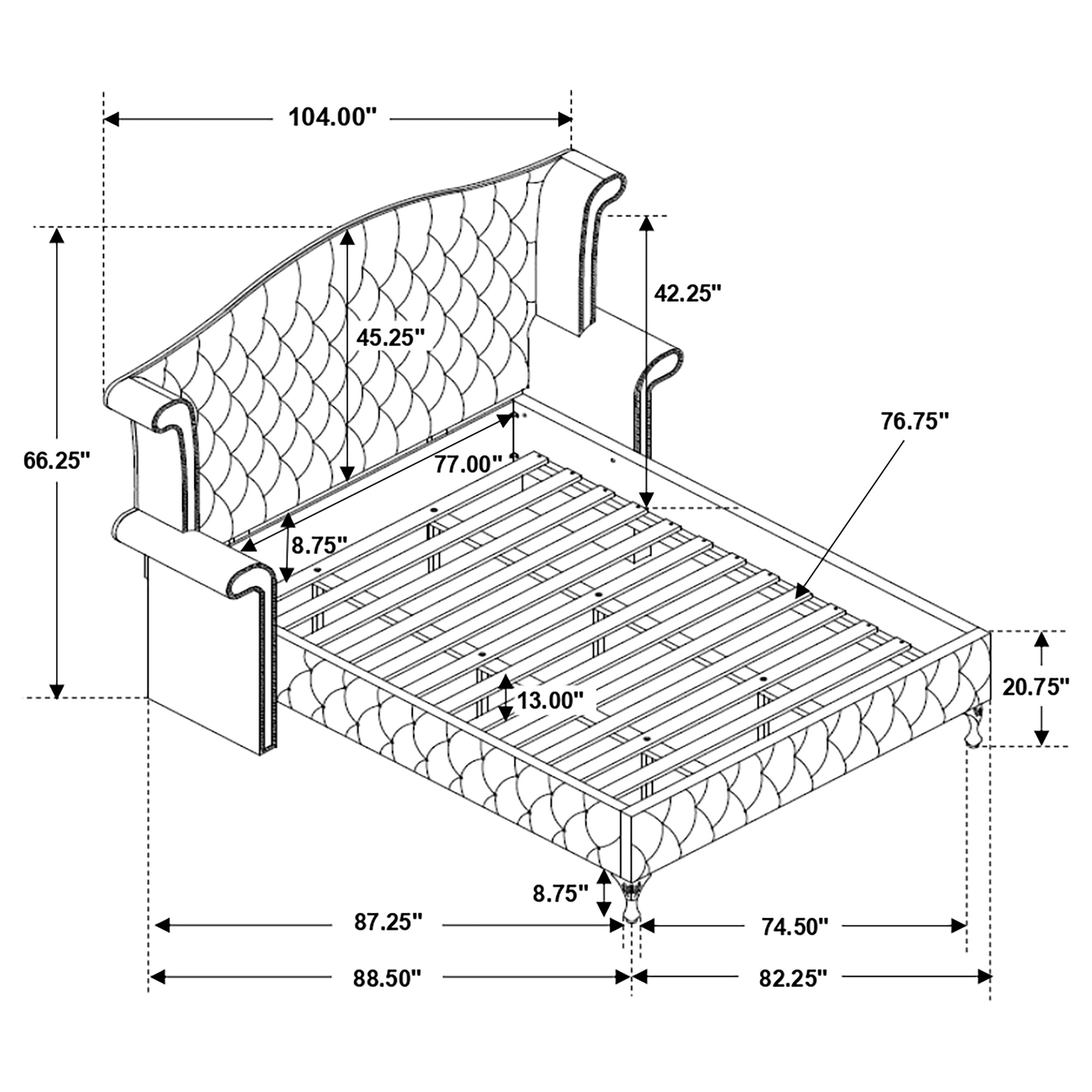 Coaster Deanna Bedroom Set Black Cal King Set of 5