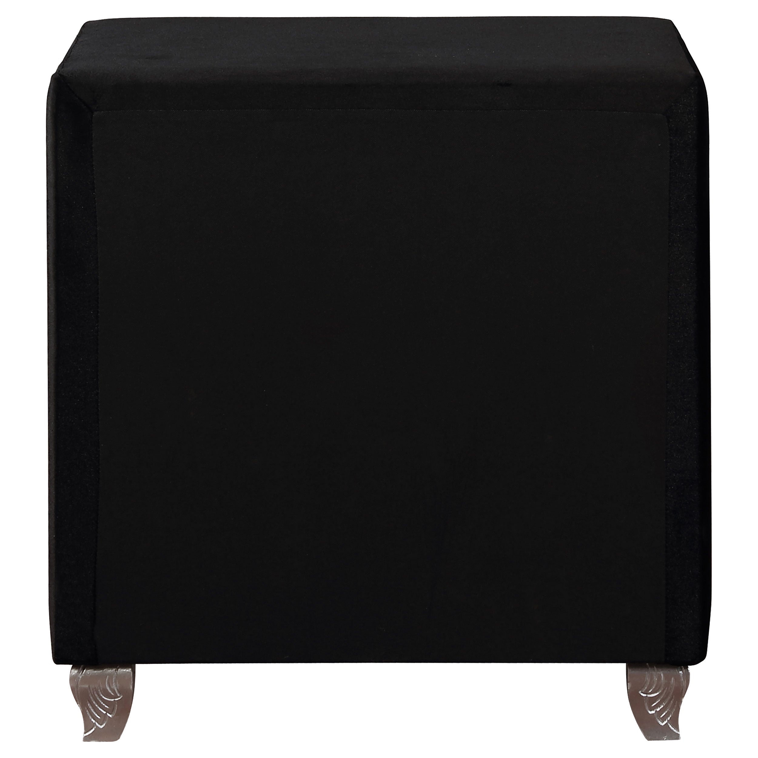 Coaster Deanna 2-drawer Rectangular Nightstand Black Default Title