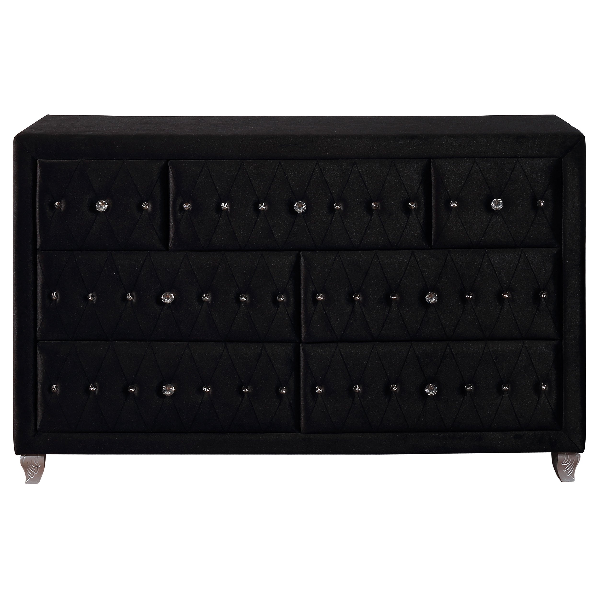 Coaster Deanna 7-drawer Rectangular Dresser Black Default Title