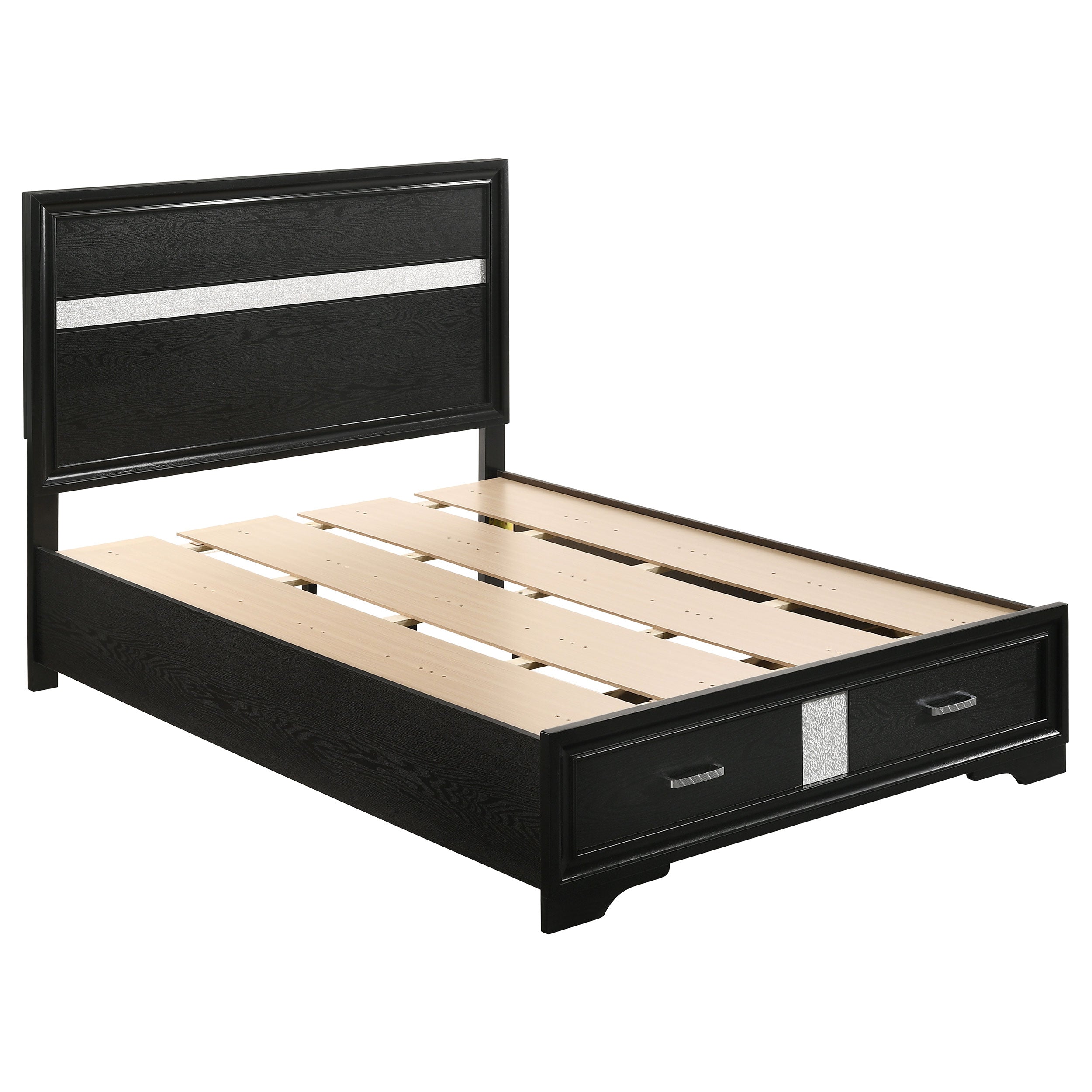 Coaster Miranda 2-drawer Storage Bed Black Full