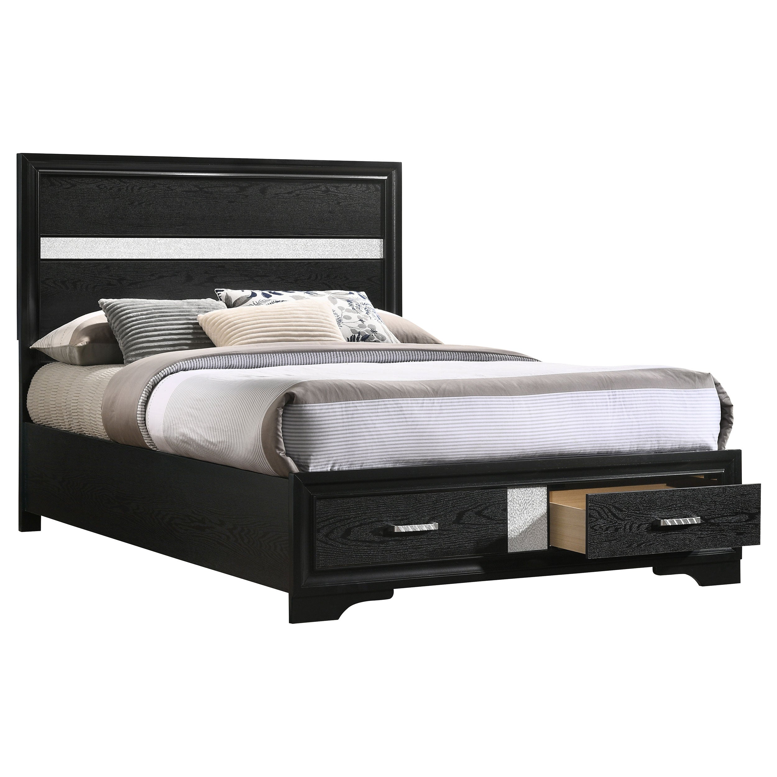 Coaster Miranda 2-drawer Storage Bed Black Twin