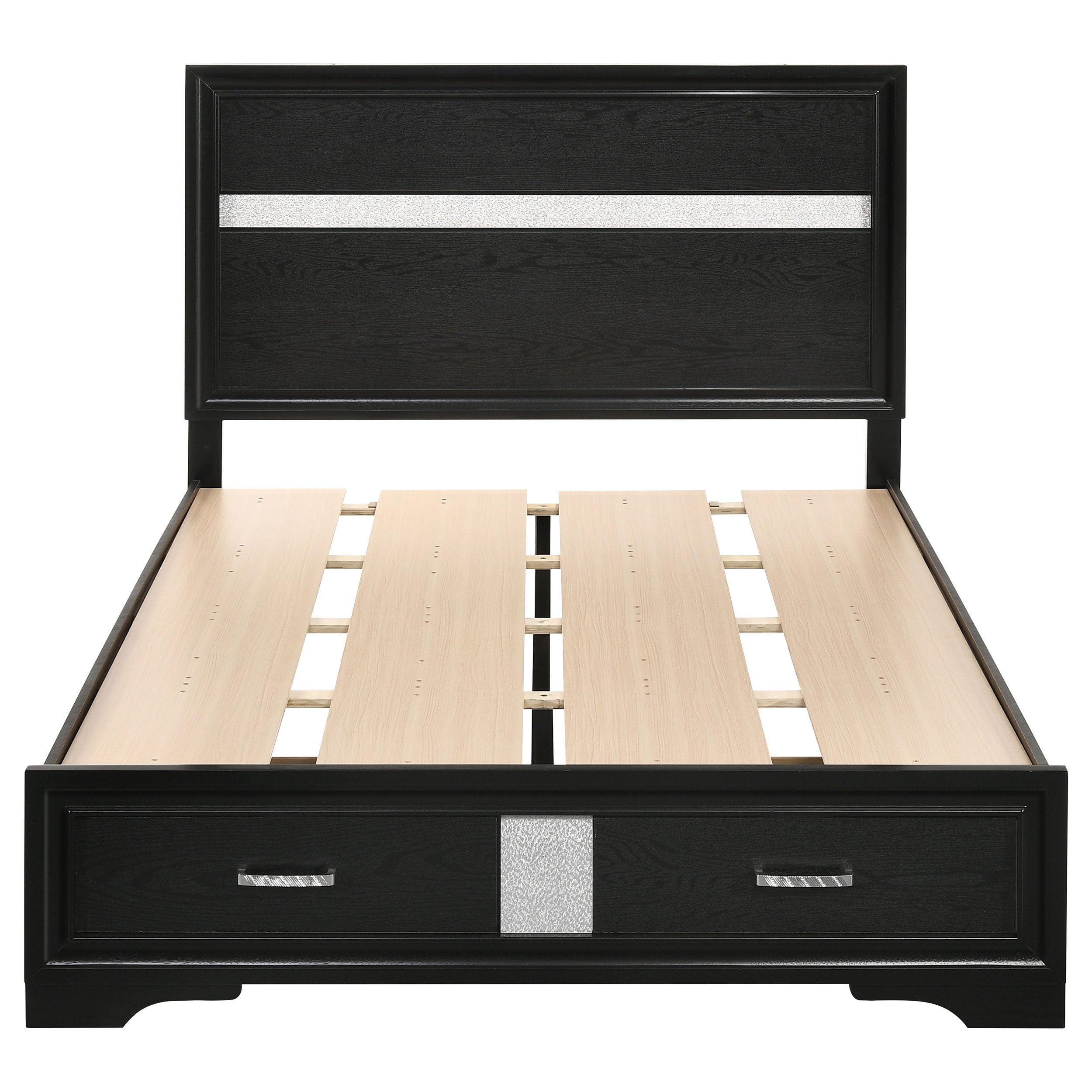 Coaster Miranda 2-drawer Storage Bed Black Twin