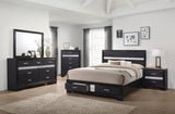 Coaster Miranda Platform Storage Bedroom Set Eastern King Set of 4