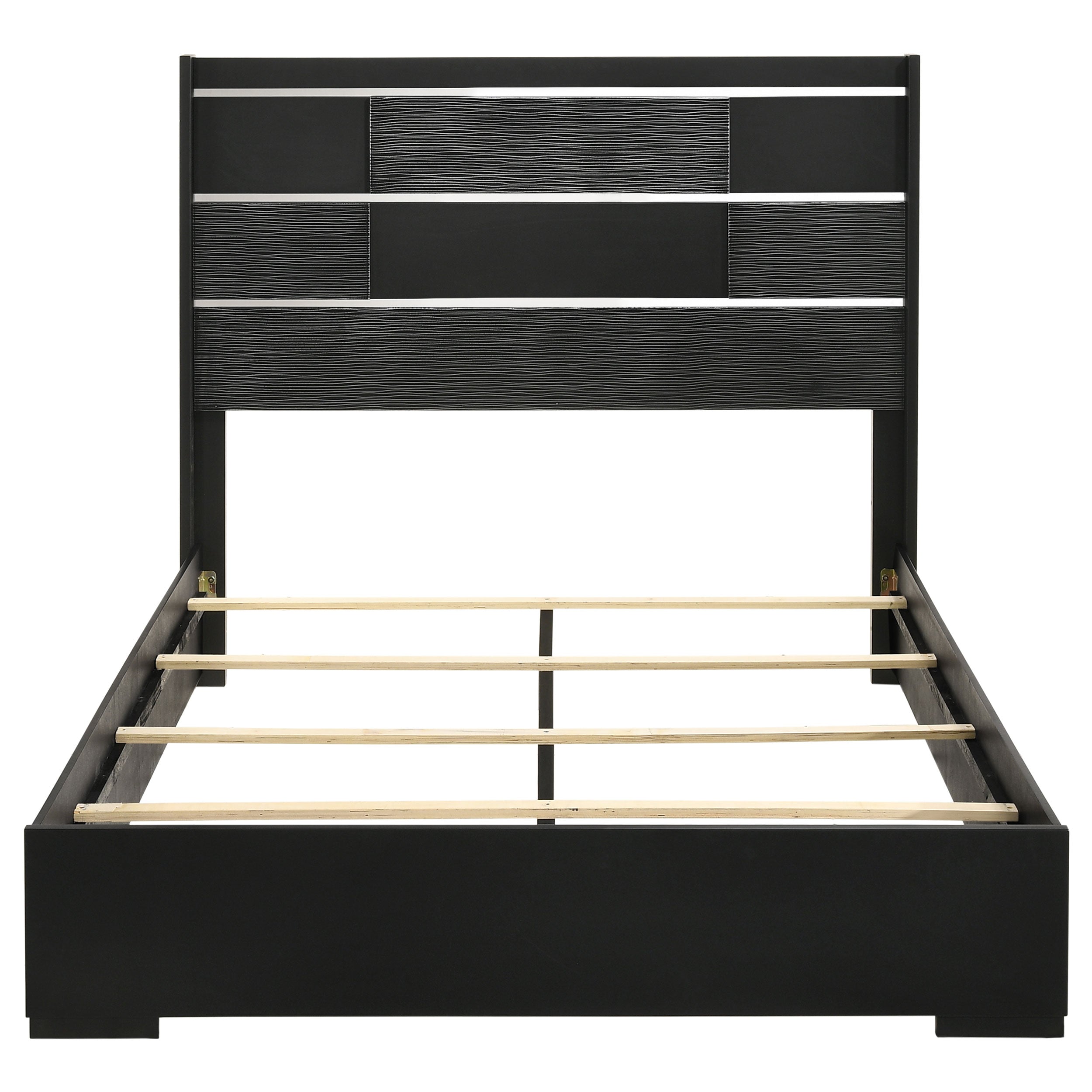 Coaster Blacktoft Panel Bed Black King