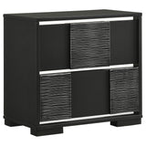 Coaster Blacktoft 2-drawer Nightstand Black Default Title