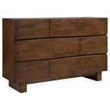 Coaster Genevieve 6-drawer Rectangular Dresser Dark Brown Default Title