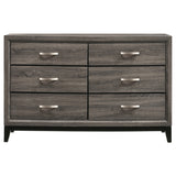 Coaster Watson 6-drawer Dresser Grey Oak and Black Default Title