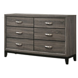 Coaster Watson 6-drawer Dresser Grey Oak and Black Default Title