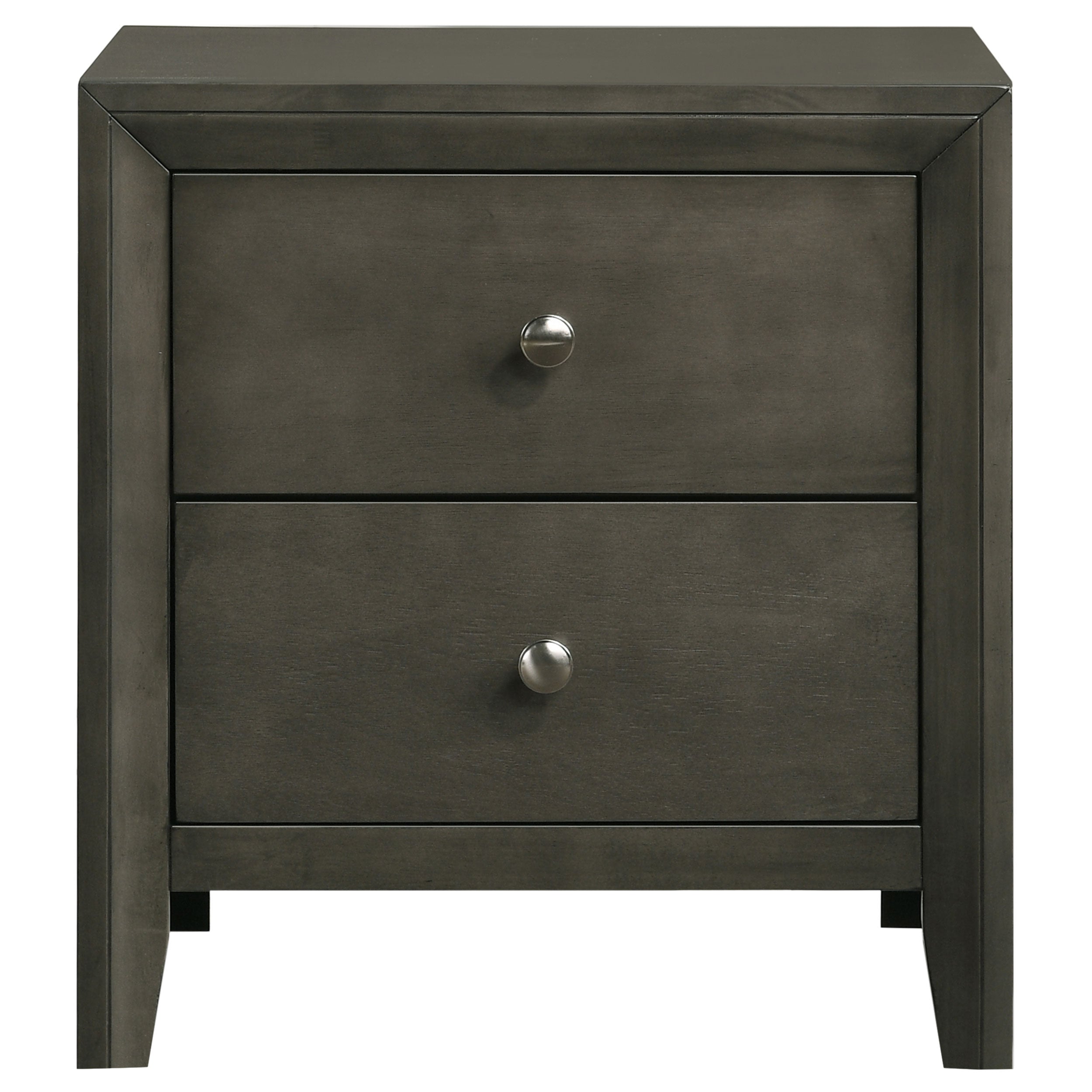 Coaster Serenity 2-drawer Nightstand Mod Grey Default Title