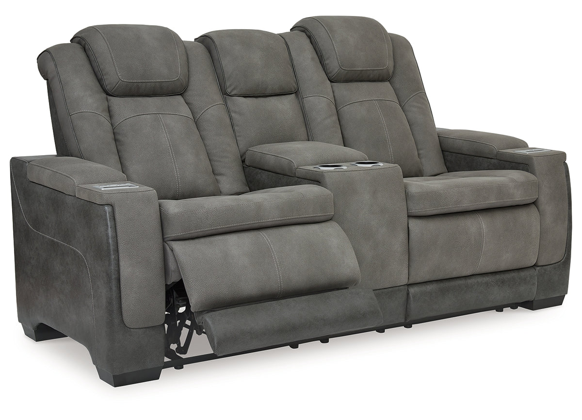 Next-Gen DuraPella PWR REC Loveseat/CON/ADJ HDRST