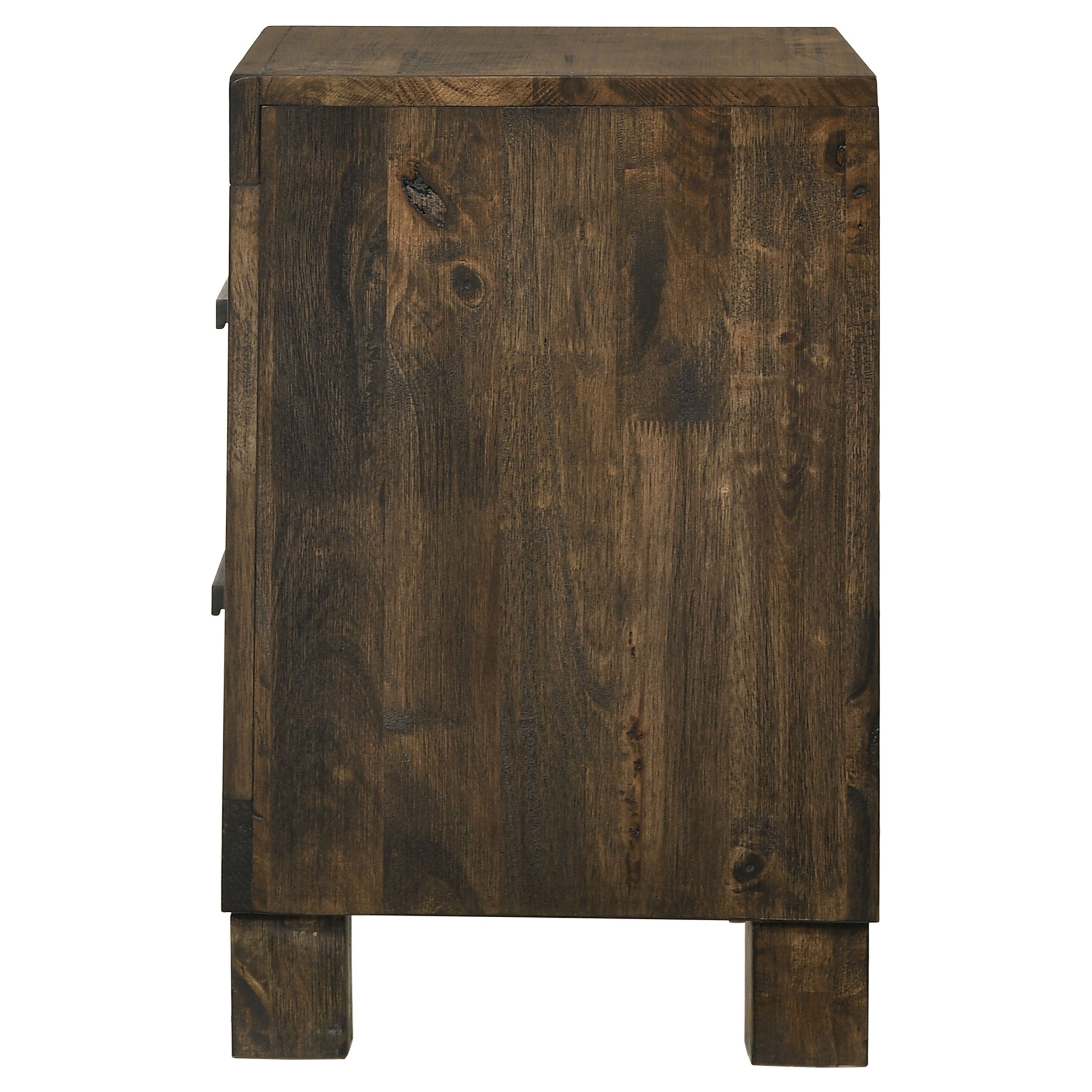 Coaster Woodmont 2-drawer Nightstand Rustic Golden Brown Default Title