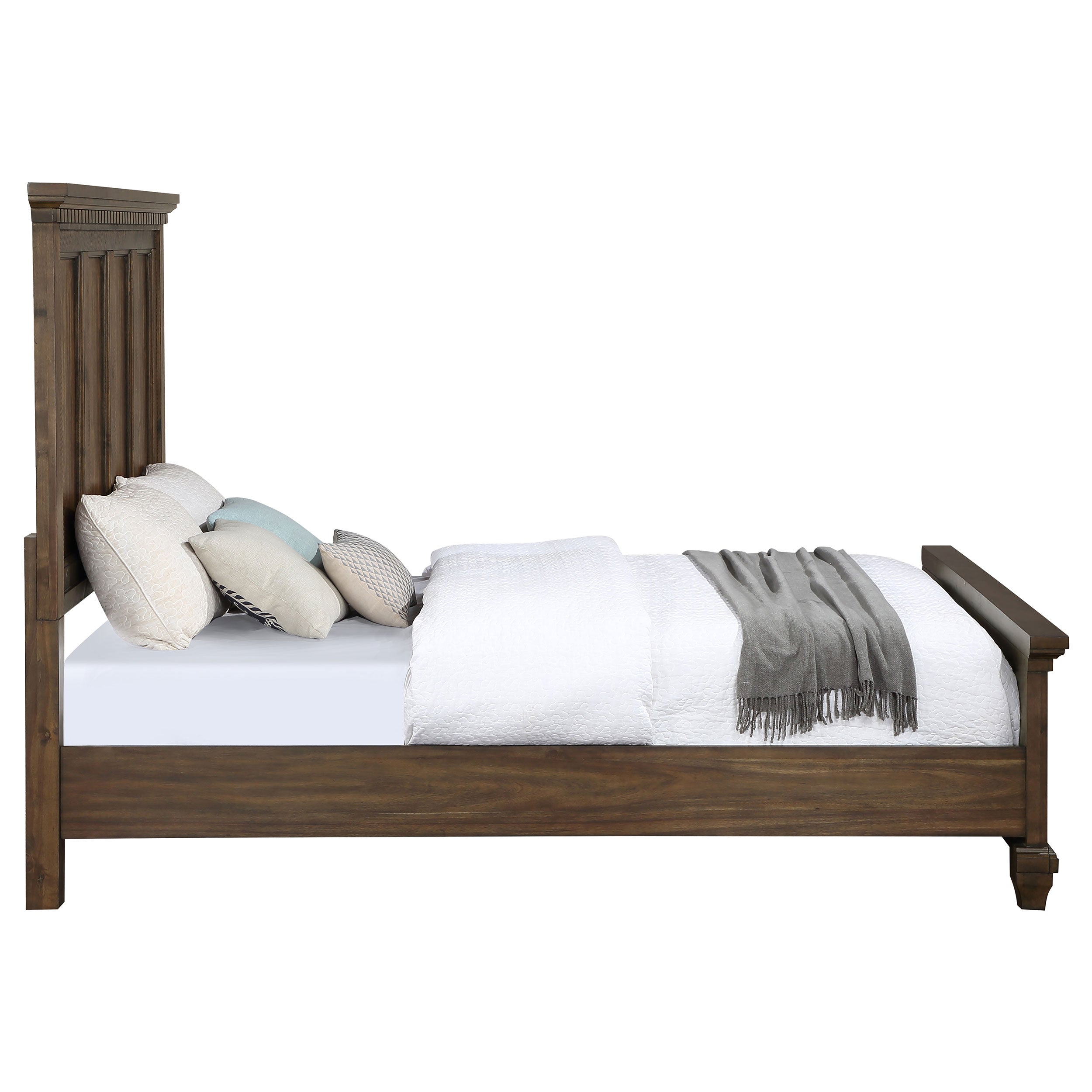 Coaster Bennington Rectangular Bed Acacia Brown Cal King