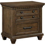 Coaster Bennington Rectangular 2-drawer Nightstand Acacia Brown Default Title