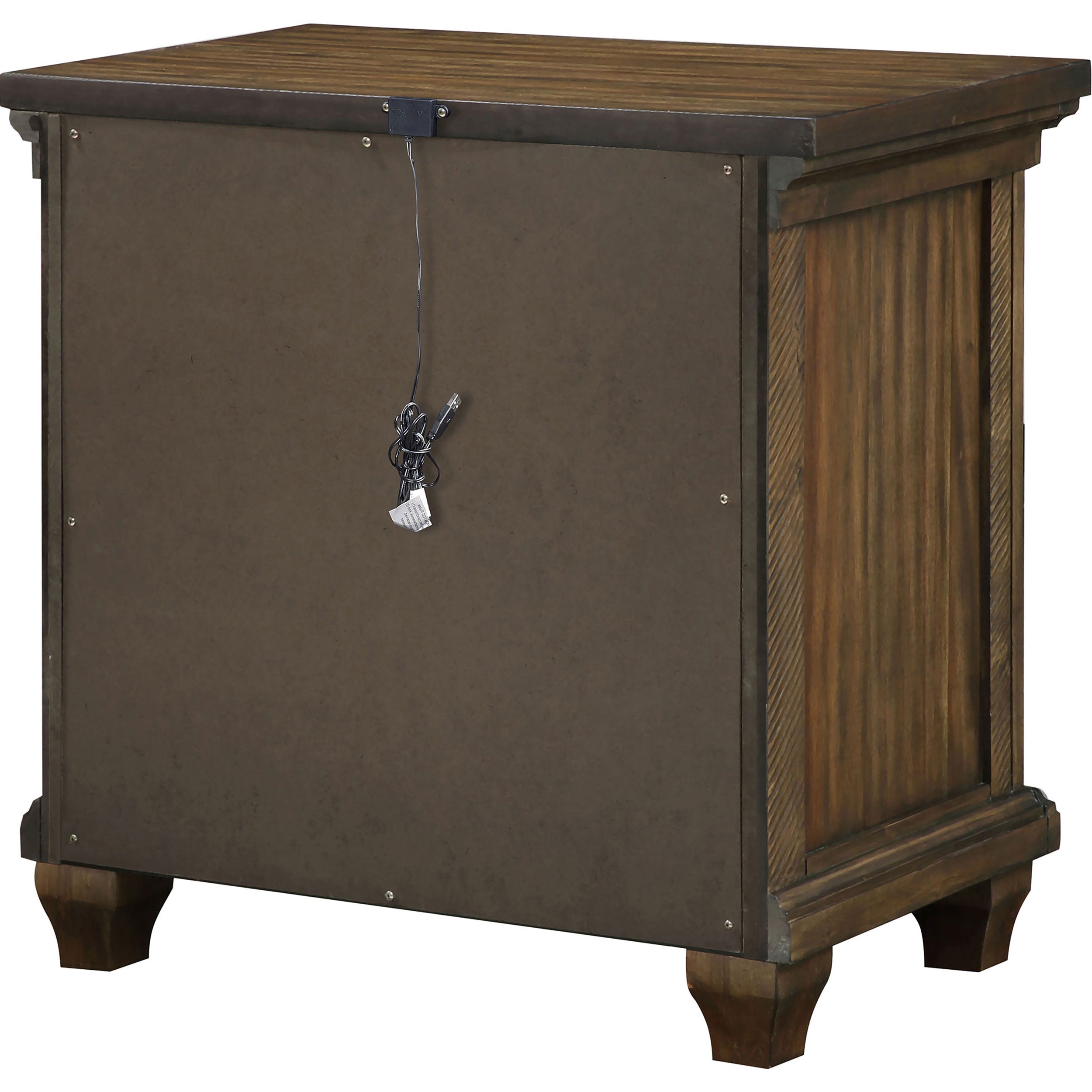 Coaster Bennington Rectangular 2-drawer Nightstand Acacia Brown Default Title