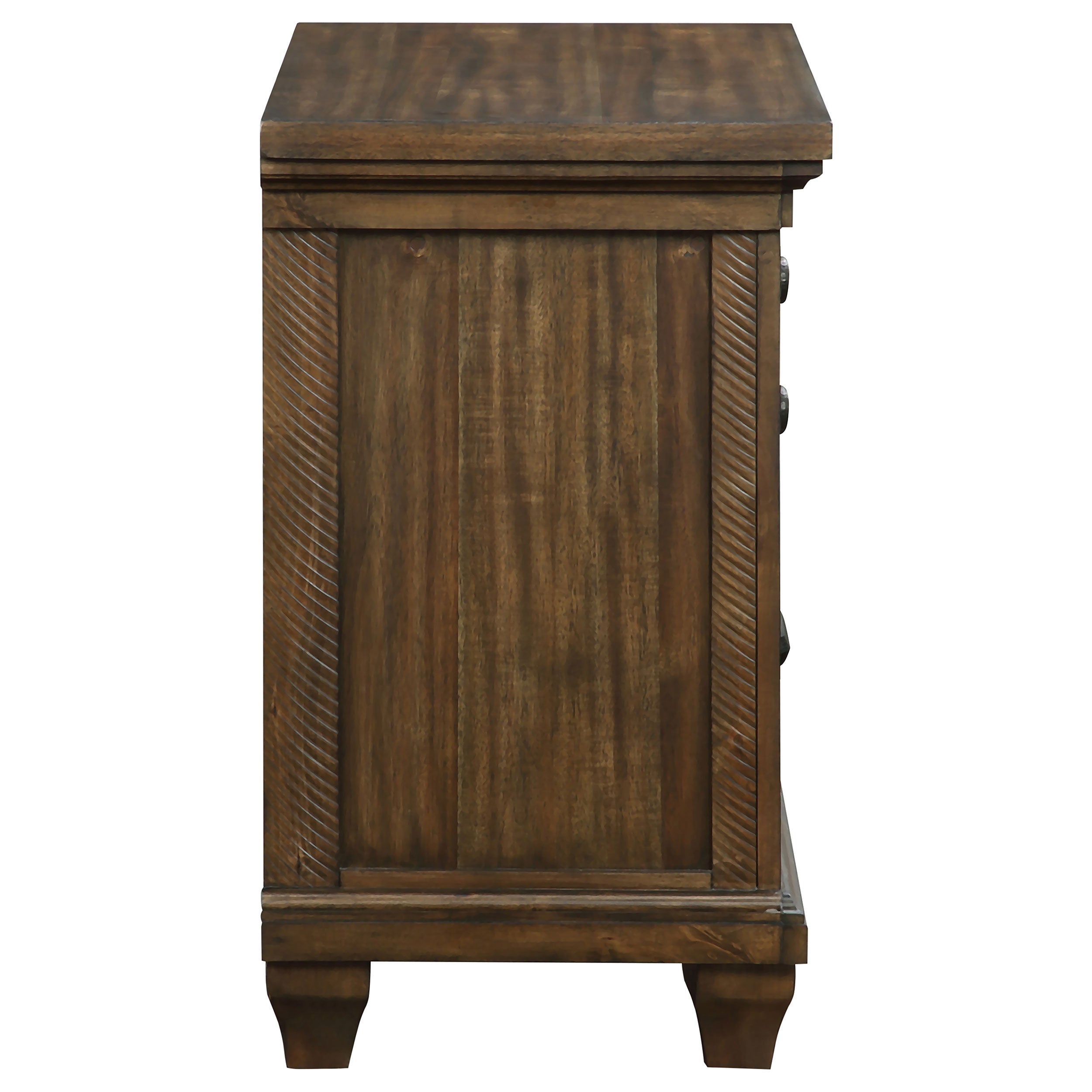 Coaster Bennington Rectangular 2-drawer Nightstand Acacia Brown Default Title