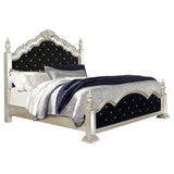 Heidi  Eastern King Bedroom Set Metallic Platinum