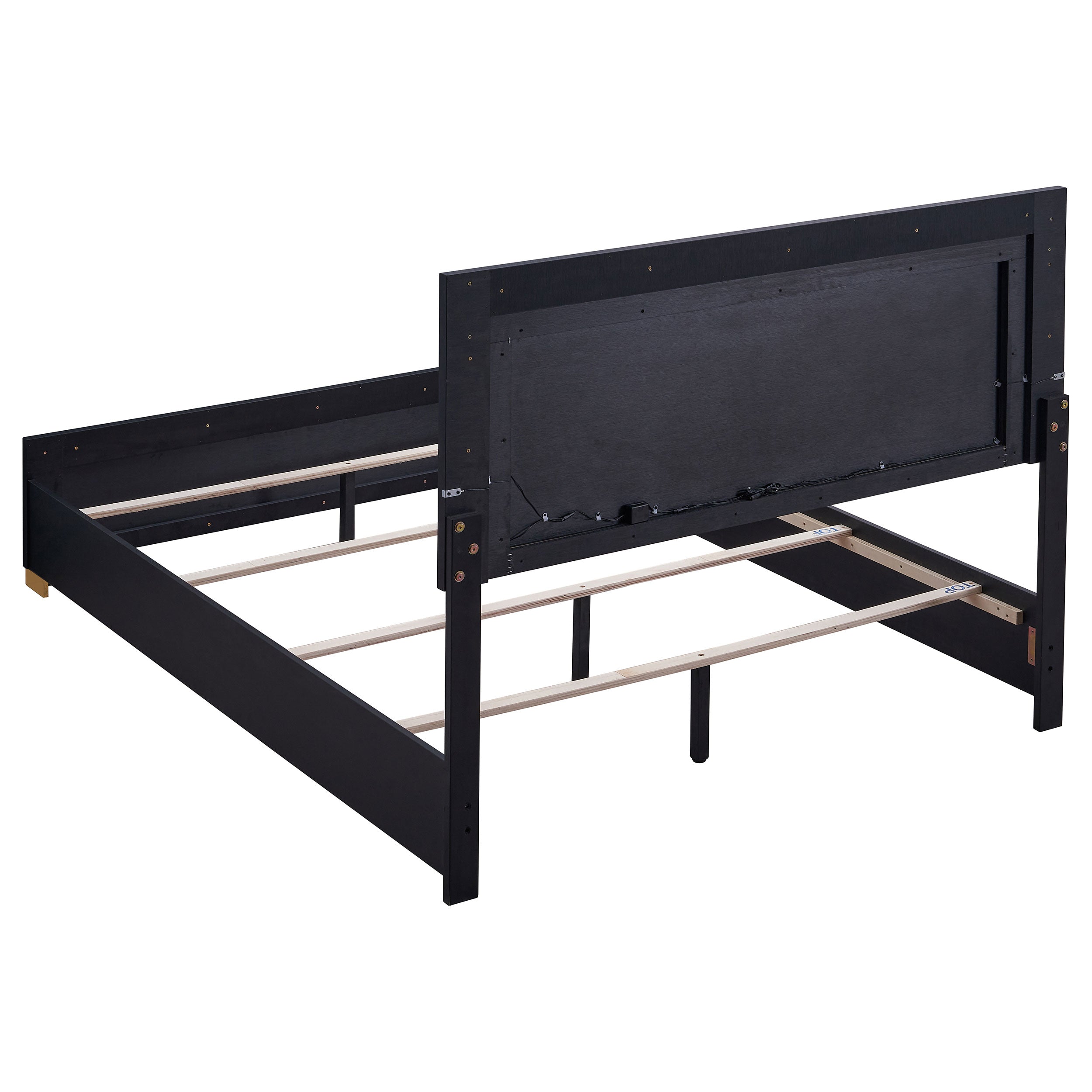 Coaster Marceline Bed with LED Headboard Black Twin