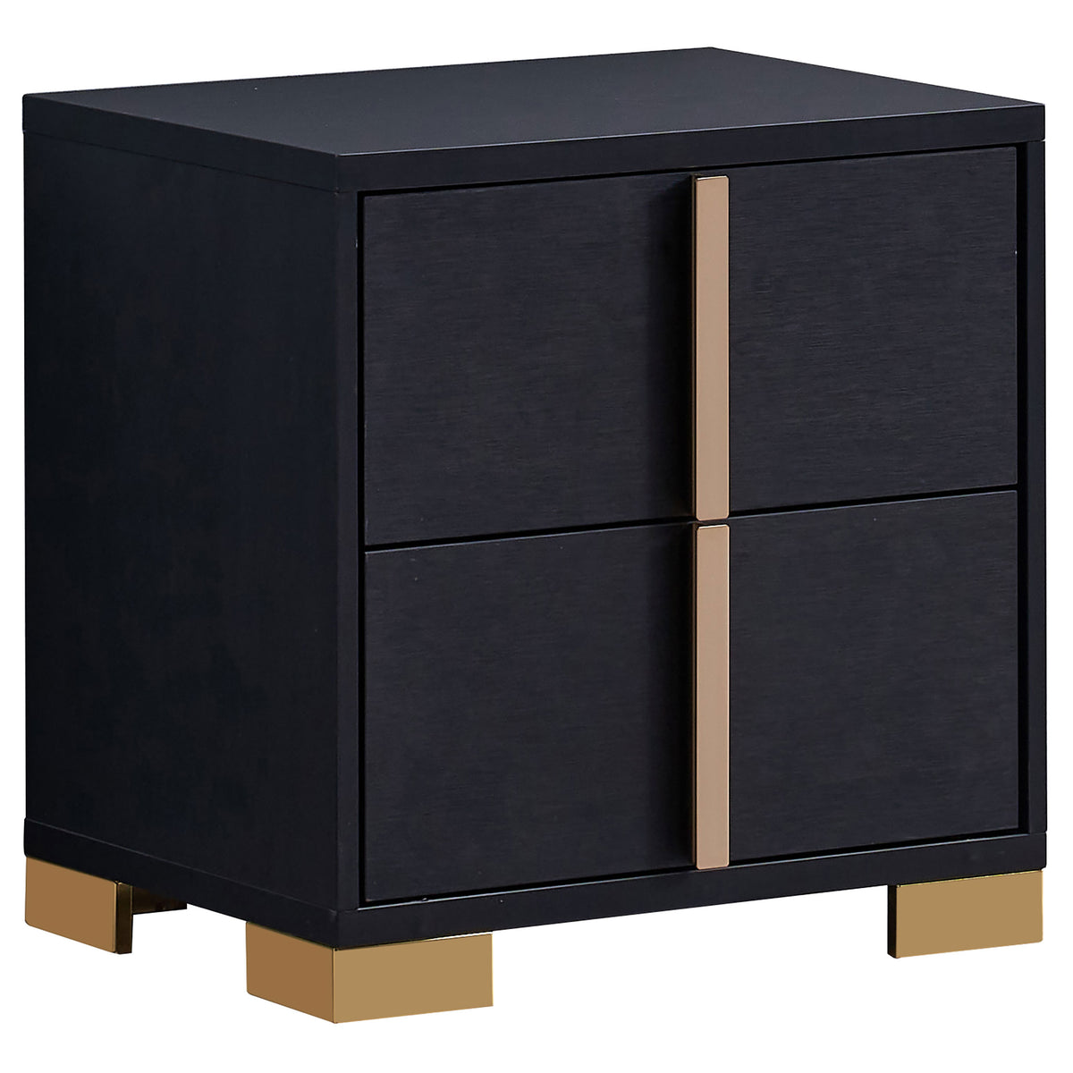 Coaster Marceline 2-drawer Nightstand Black Default Title