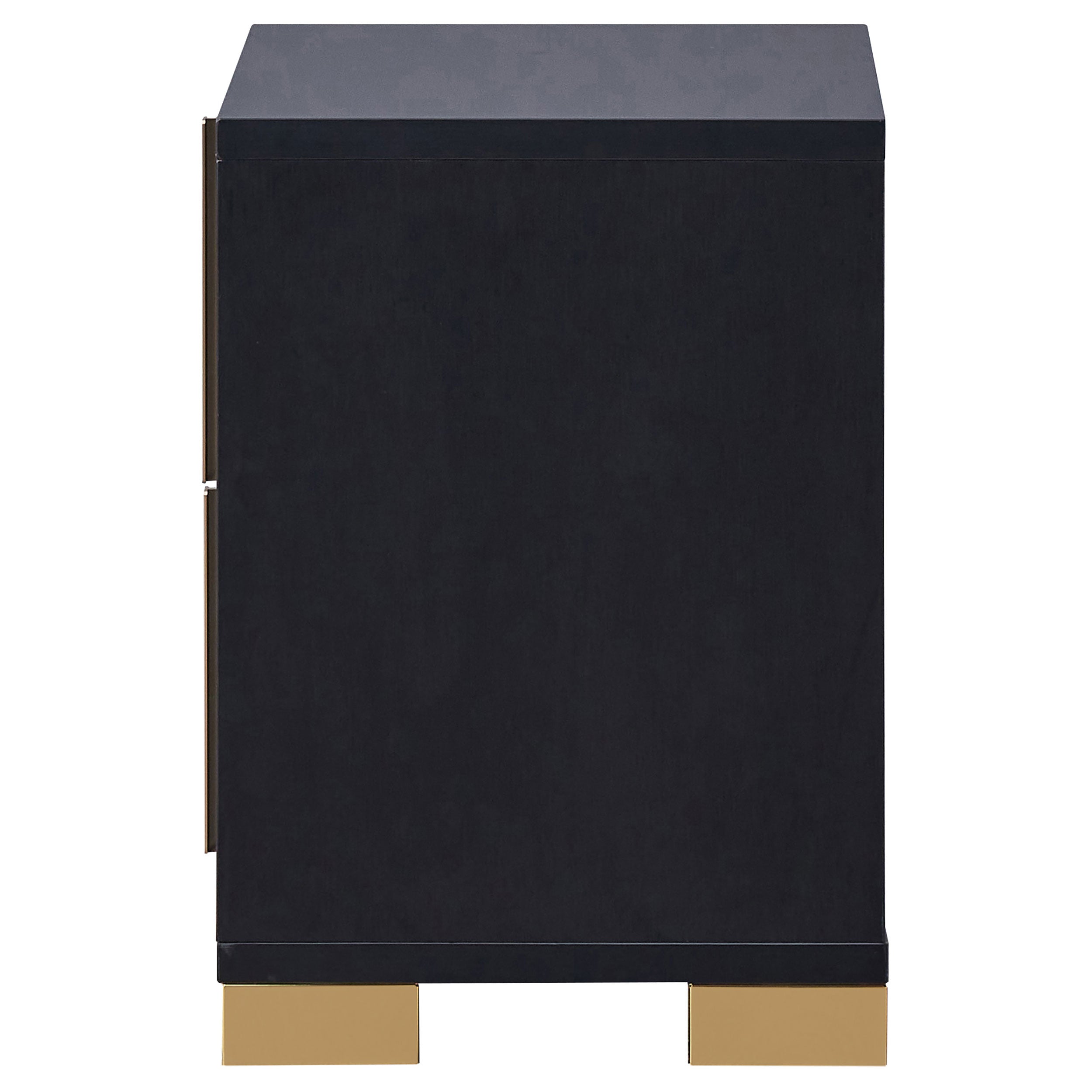 Coaster Marceline 2-drawer Nightstand Black Default Title