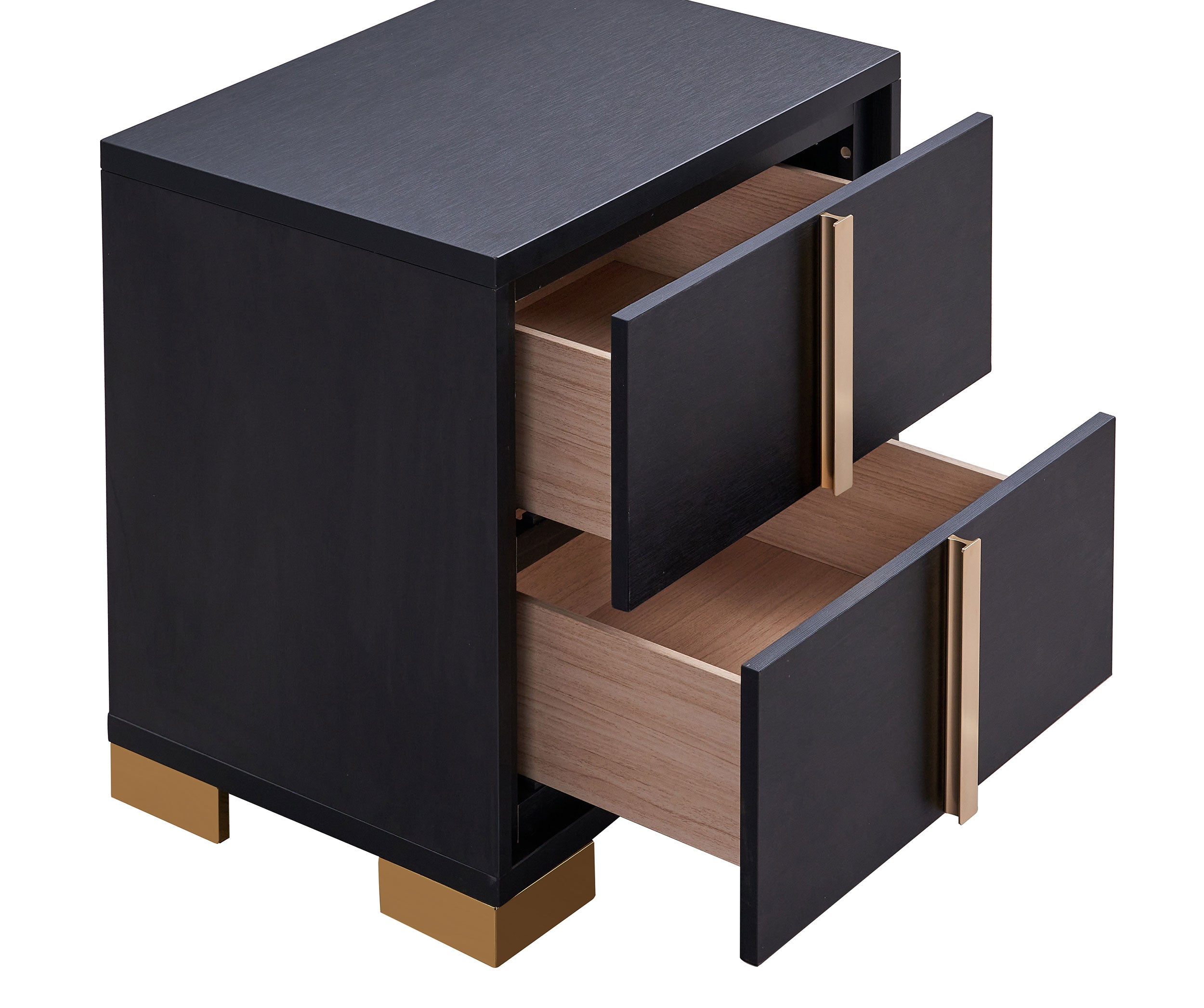 Coaster Marceline 2-drawer Nightstand Black Default Title