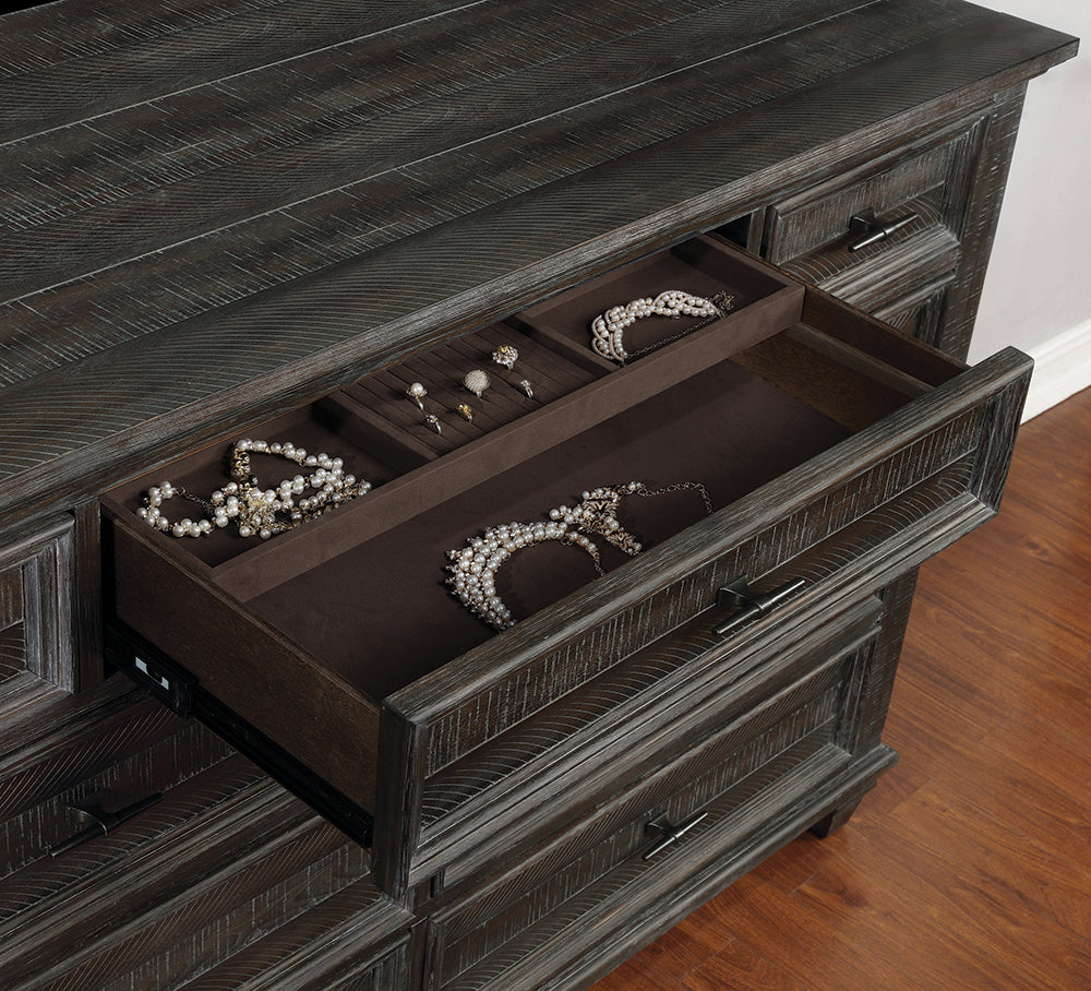 Coaster Atascadero 9-drawer Dresser Weathered Carbon Default Title