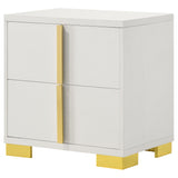 Coaster Marceline 2-drawer Nightstand White Default Title