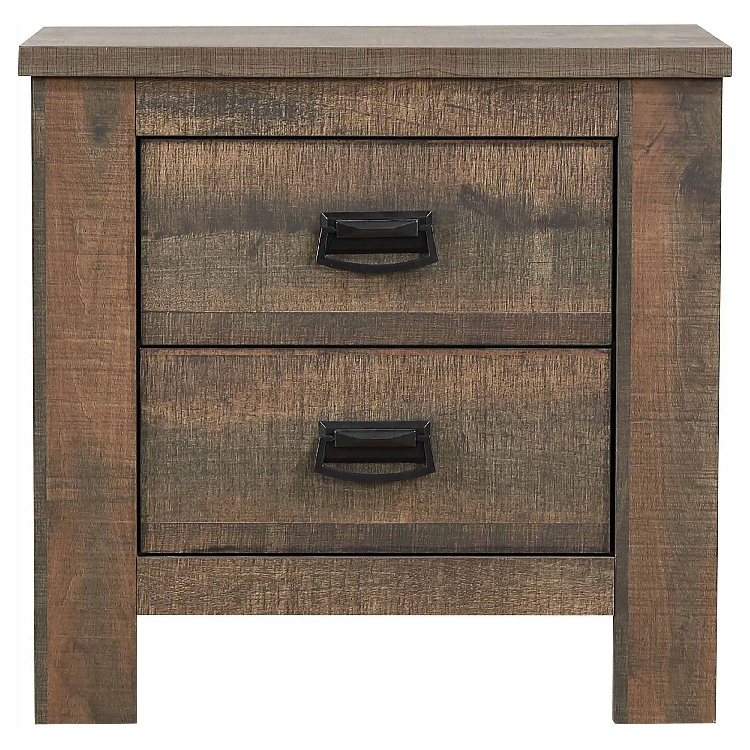 Frederick  Eastern King Bedroom Set Weathered Oak