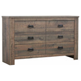 Coaster Frederick 6-drawer Dresser Weathered Oak Default Title