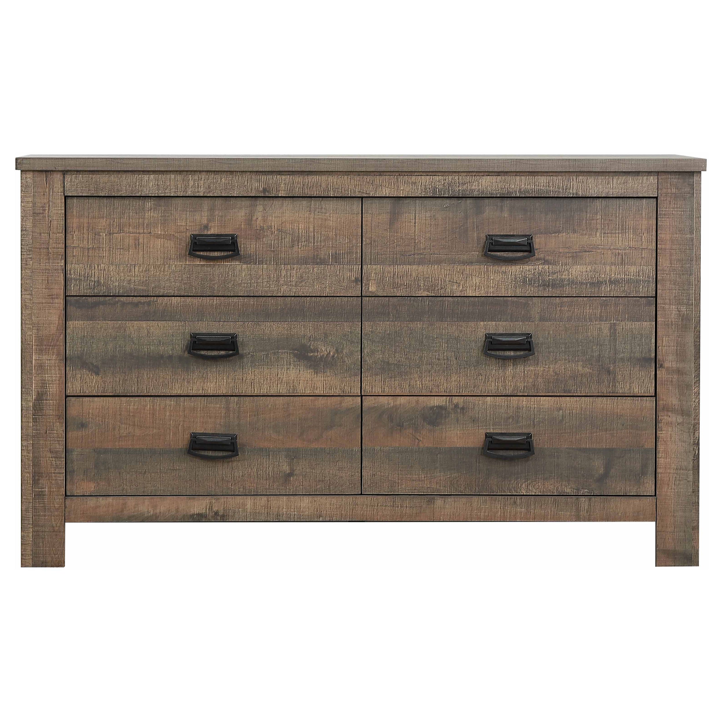 Coaster Frederick 6-drawer Dresser Weathered Oak Default Title