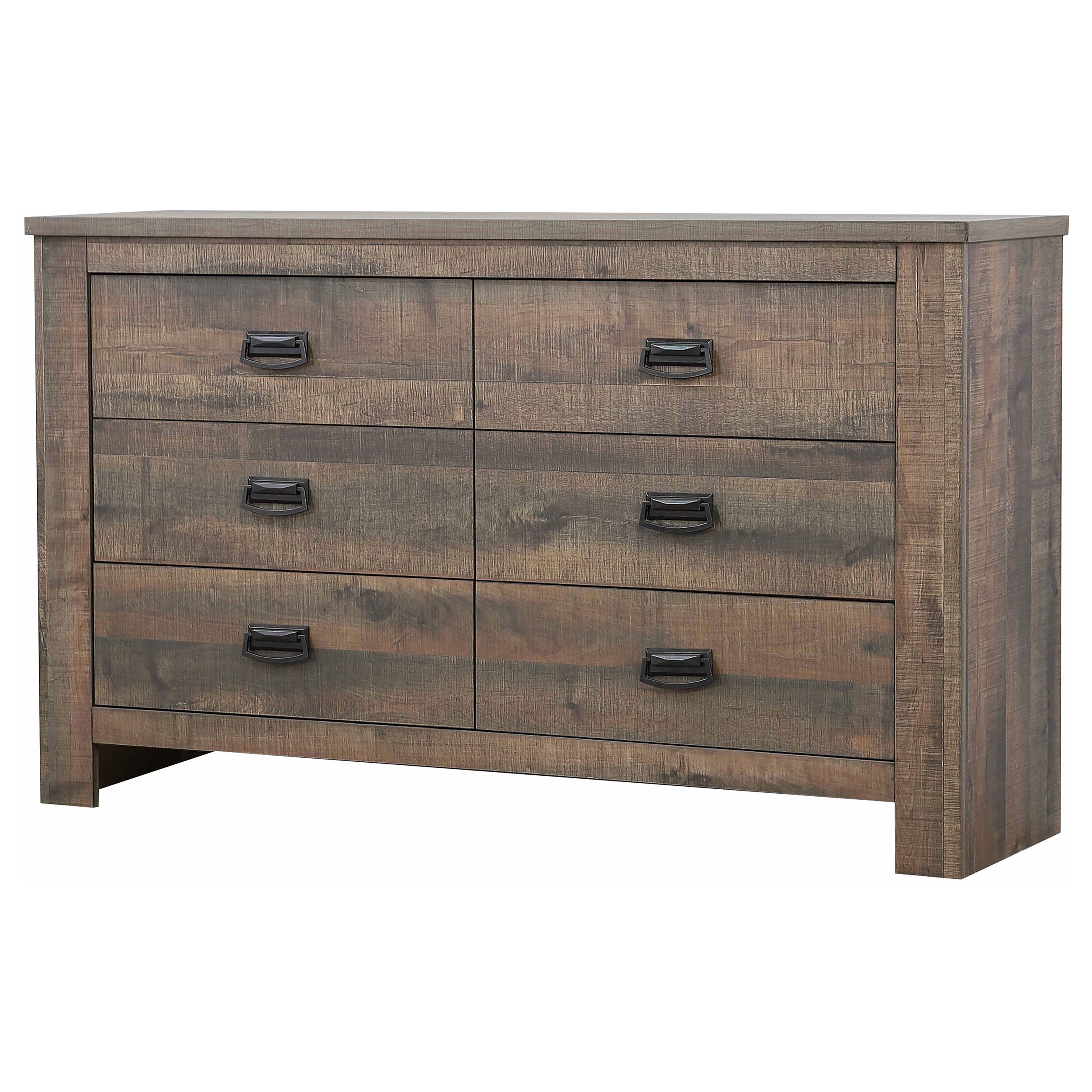 Coaster Frederick 6-drawer Dresser Weathered Oak Default Title