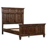 Coaster Avenue Panel Bed Weathered Burnished Brown Cal King