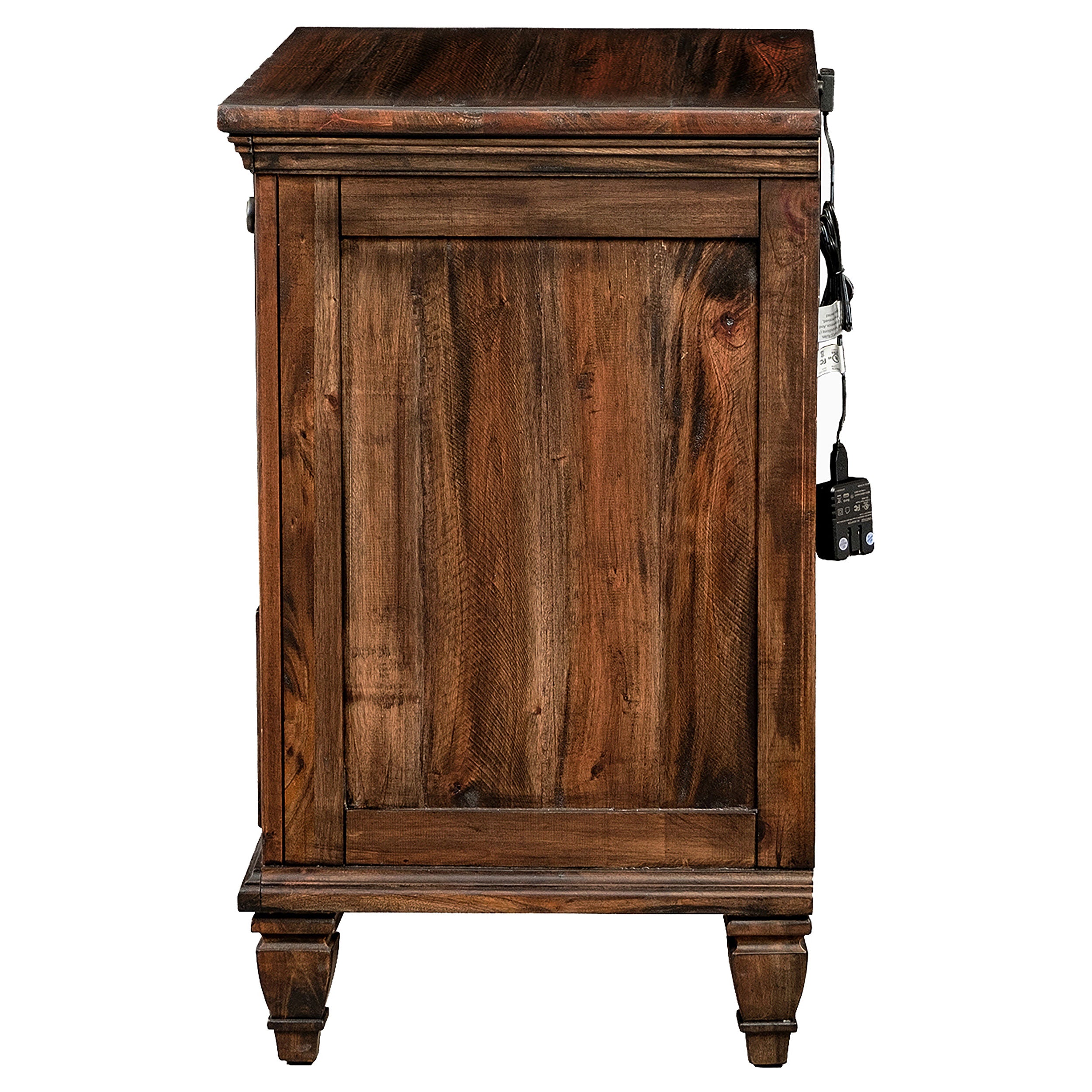 Coaster Avenue 3-drawer Nightstand Weathered Burnished Brown Default Title