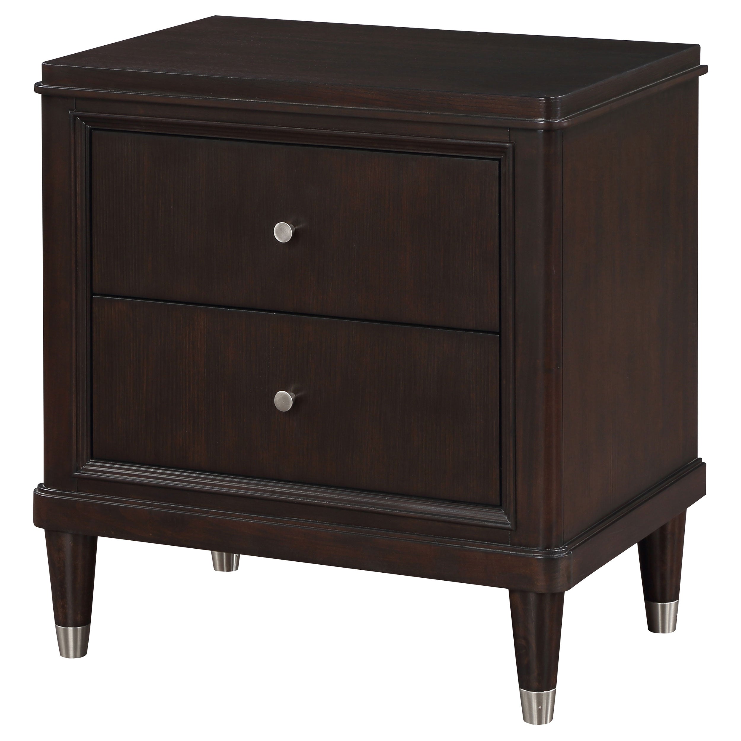 Coaster Emberlyn 2-drawer Nightstand Bedside Table Brown Default Title