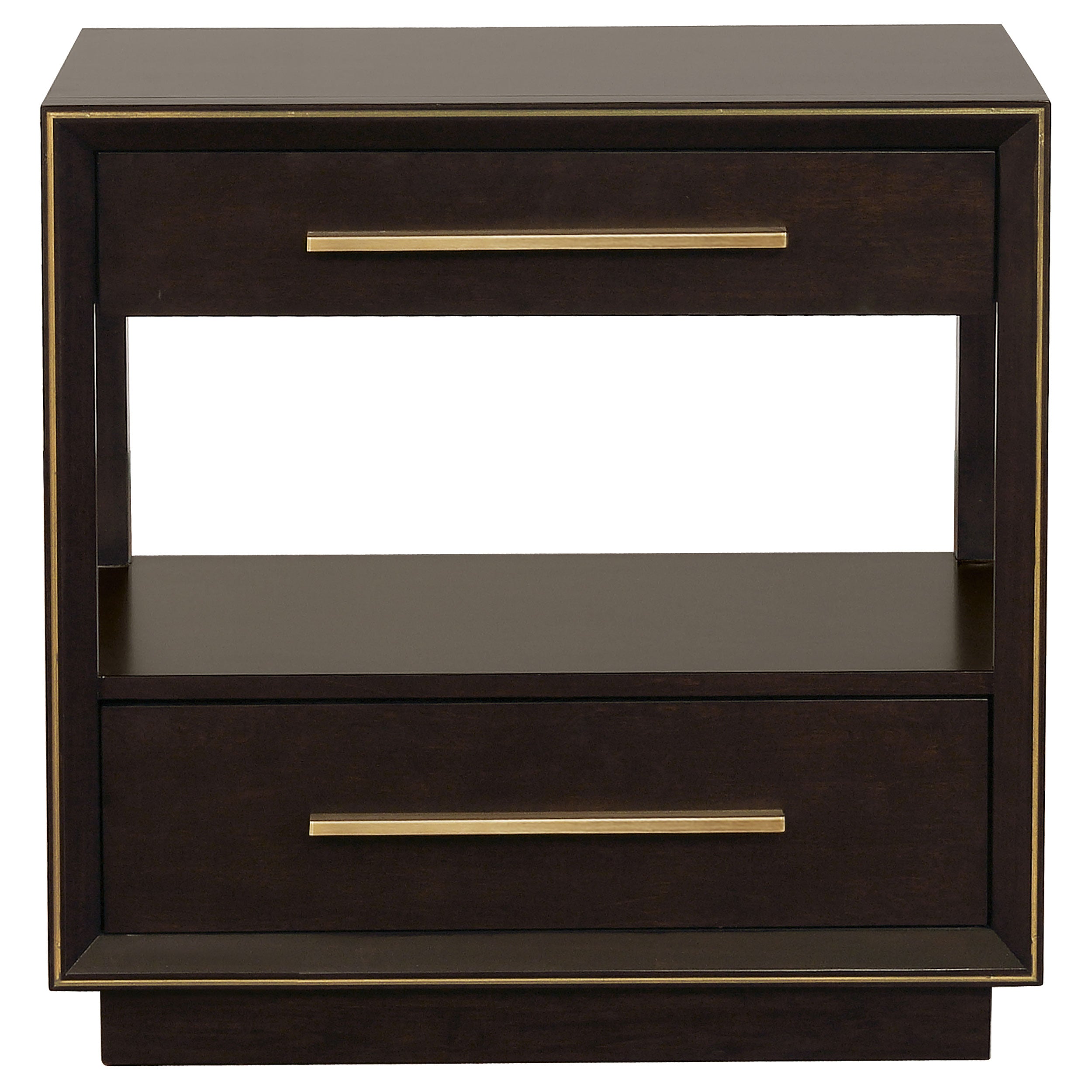 Coaster Durango 2-drawer Nightstand Smoked Peppercorn Default Title