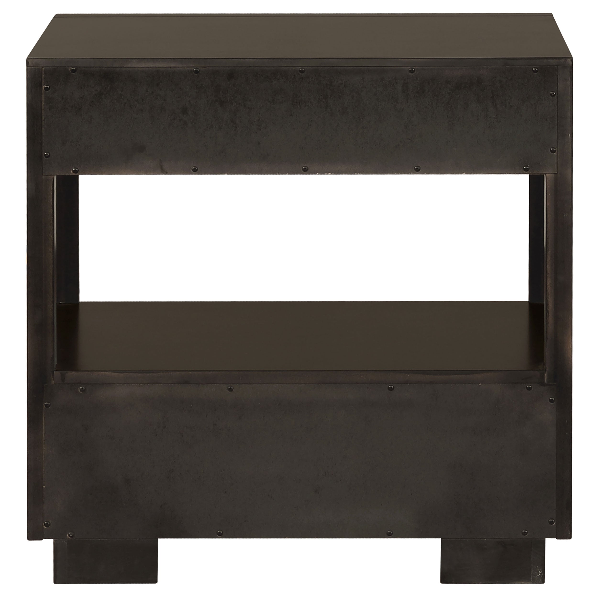 Coaster Durango 2-drawer Nightstand Smoked Peppercorn Default Title