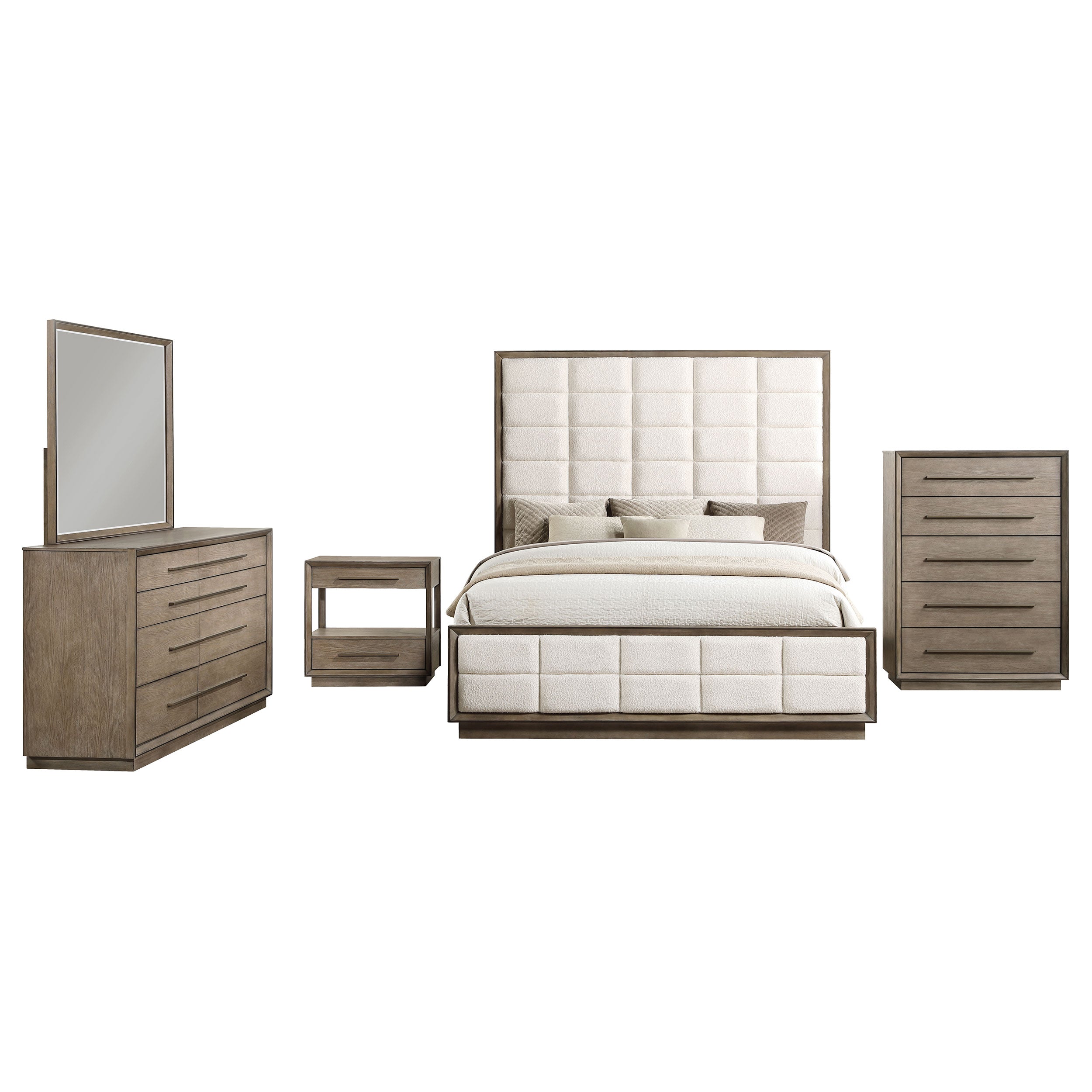 Durango   Bedroom Set Washed Oak