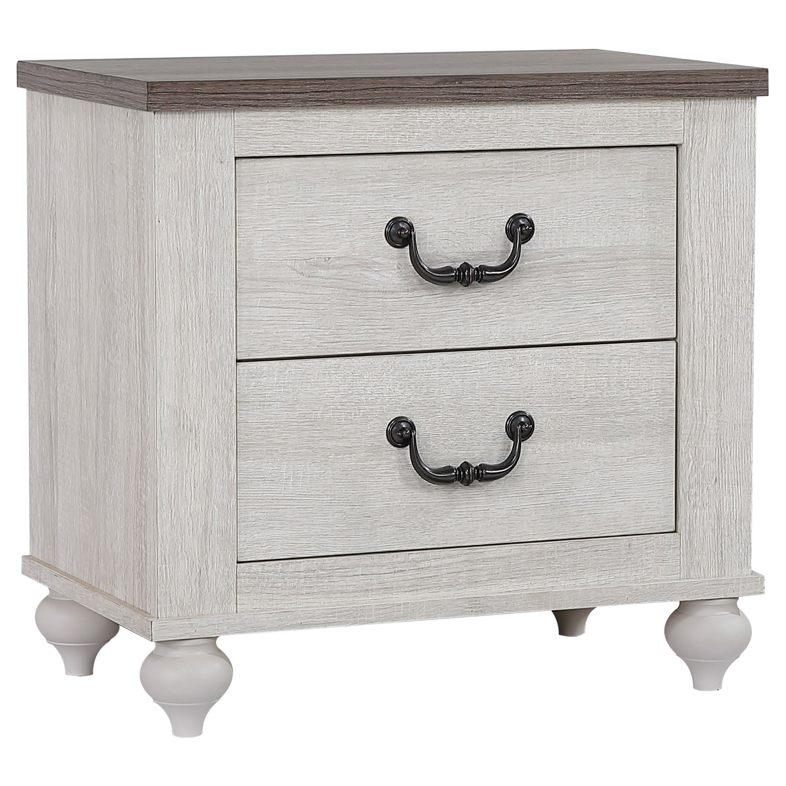 Coaster Stillwood 2-drawer Nightstand Vintage Linen Default Title