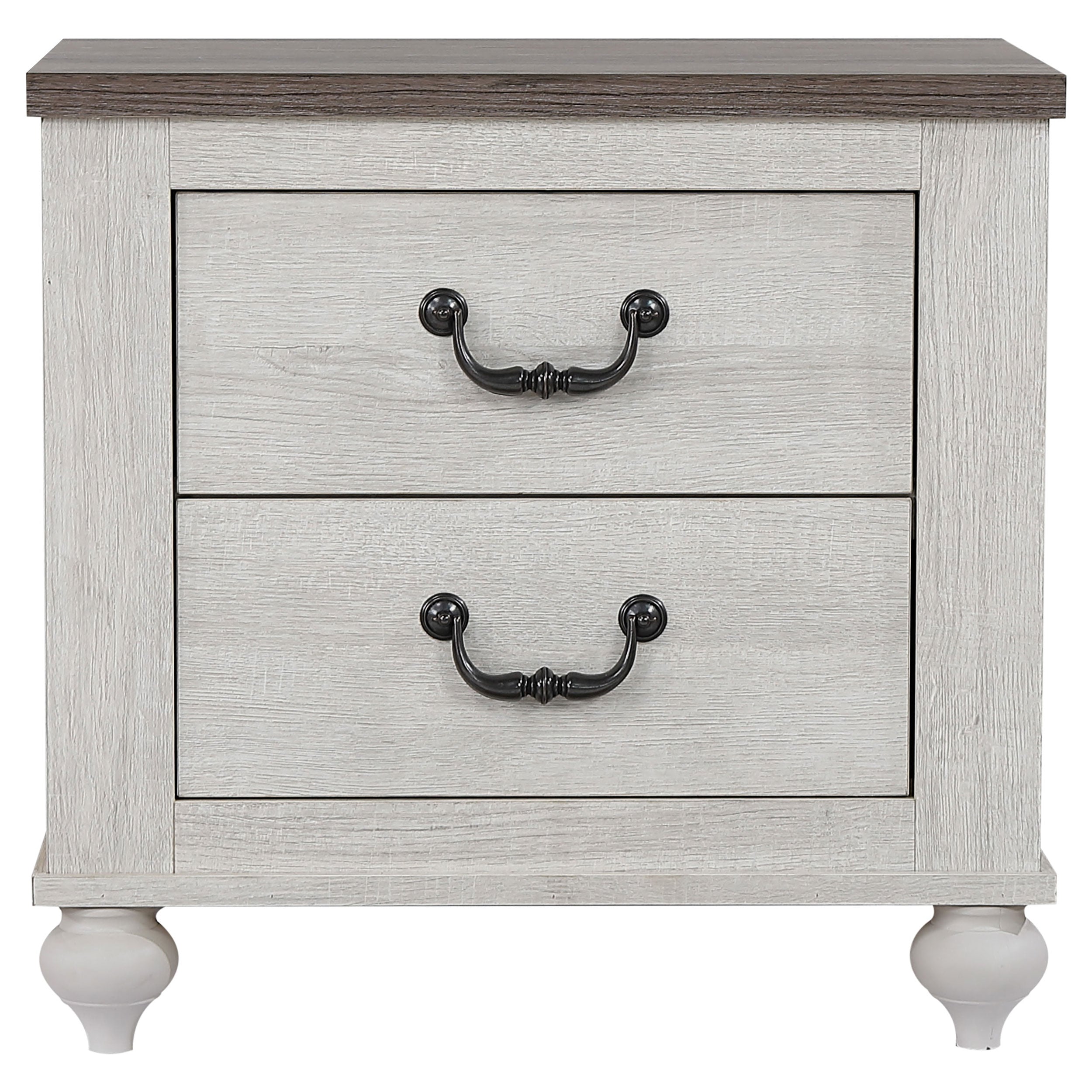 Coaster Stillwood 2-drawer Nightstand Vintage Linen Default Title