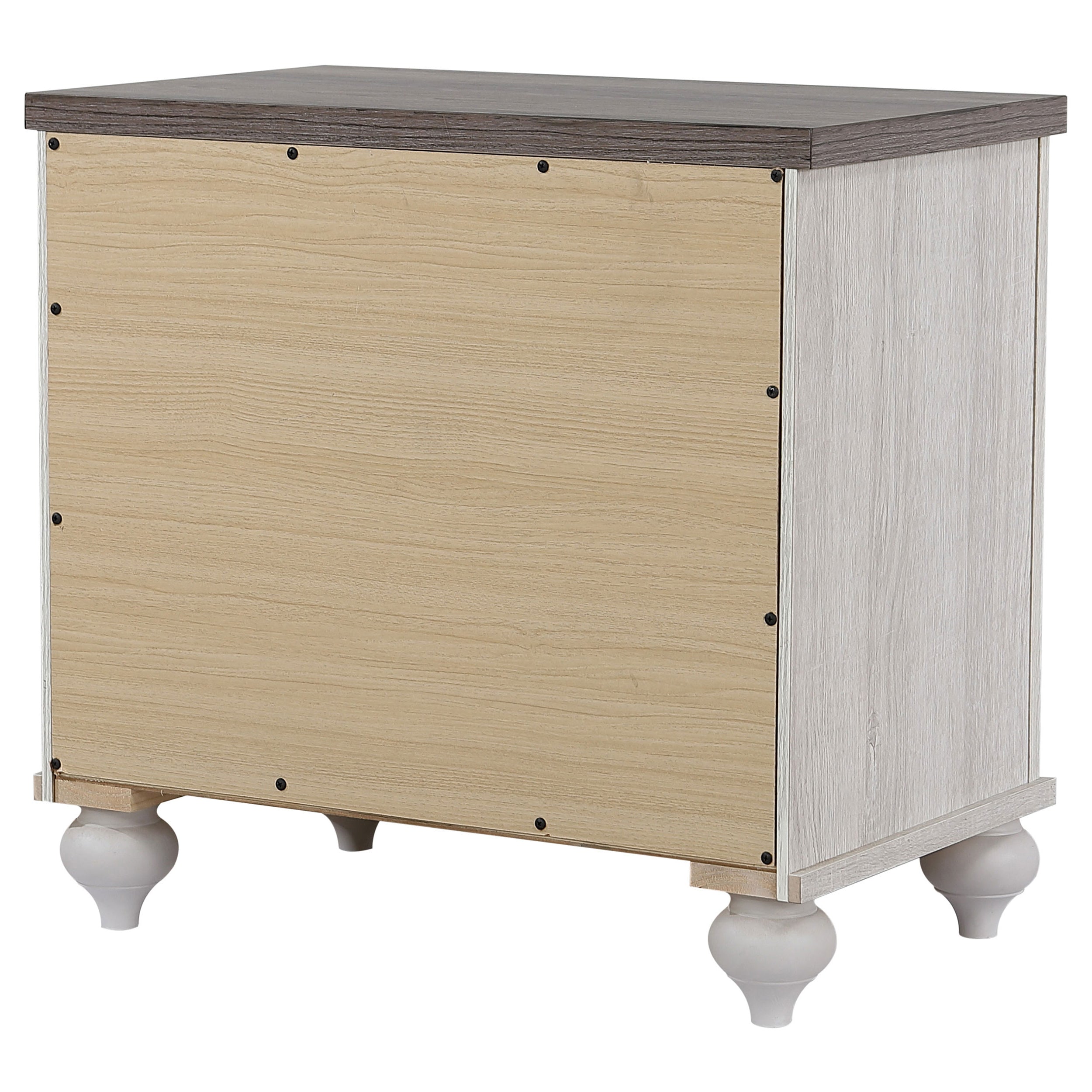 Coaster Stillwood 2-drawer Nightstand Vintage Linen Default Title