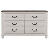 Coaster Stillwood 6-drawer Dresser Vintage Linen Default Title