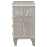 Coaster Evangeline 3-drawer Nightstand Silver Oak Default Title