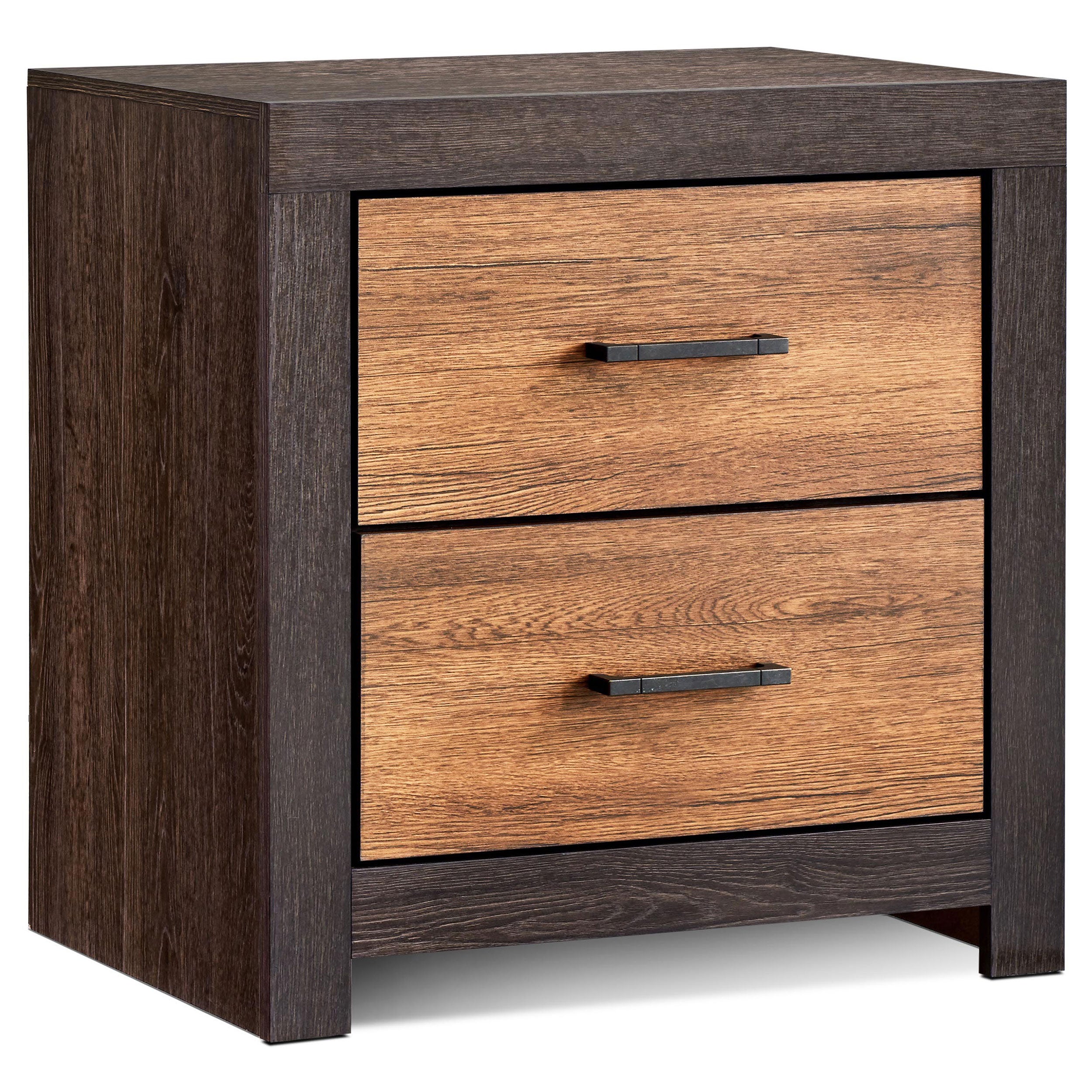 Coaster Dewcrest 2-drawer Nightstand Caramel and Licorice Default Title