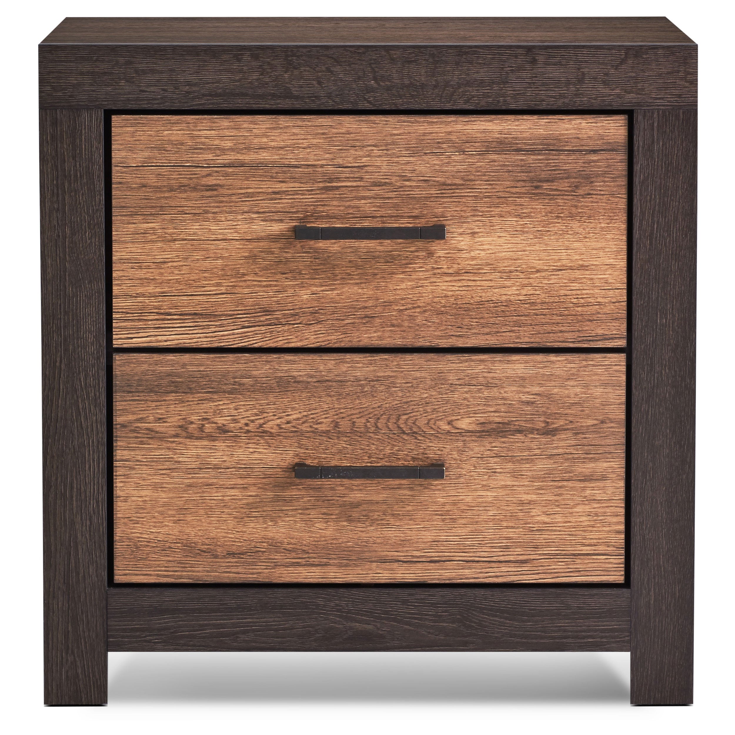 Coaster Dewcrest 2-drawer Nightstand Caramel and Licorice Default Title