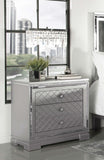 Coaster Eleanor Rectangular 2-drawer Nightstand Metallic Default Title