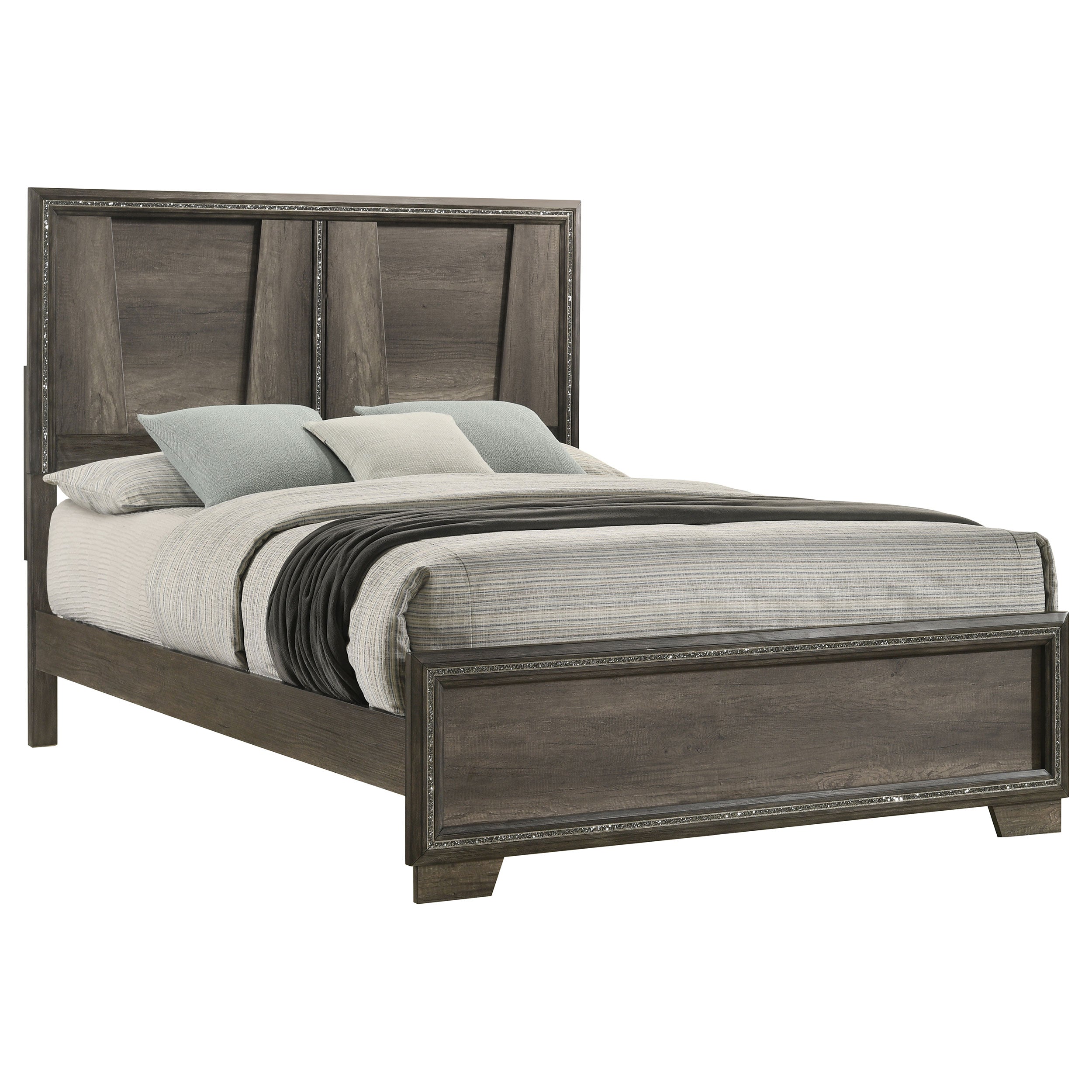 Coaster Janine Panel Bed Grey King