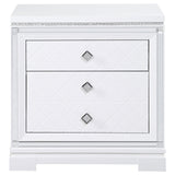 Coaster Eleanor Rectangular 2-drawer Nightstand White Default Title