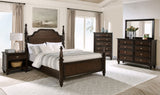 Andover   Bedroom Set Dark Oak